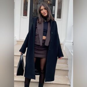 Zara plaid blazer and skirt SET